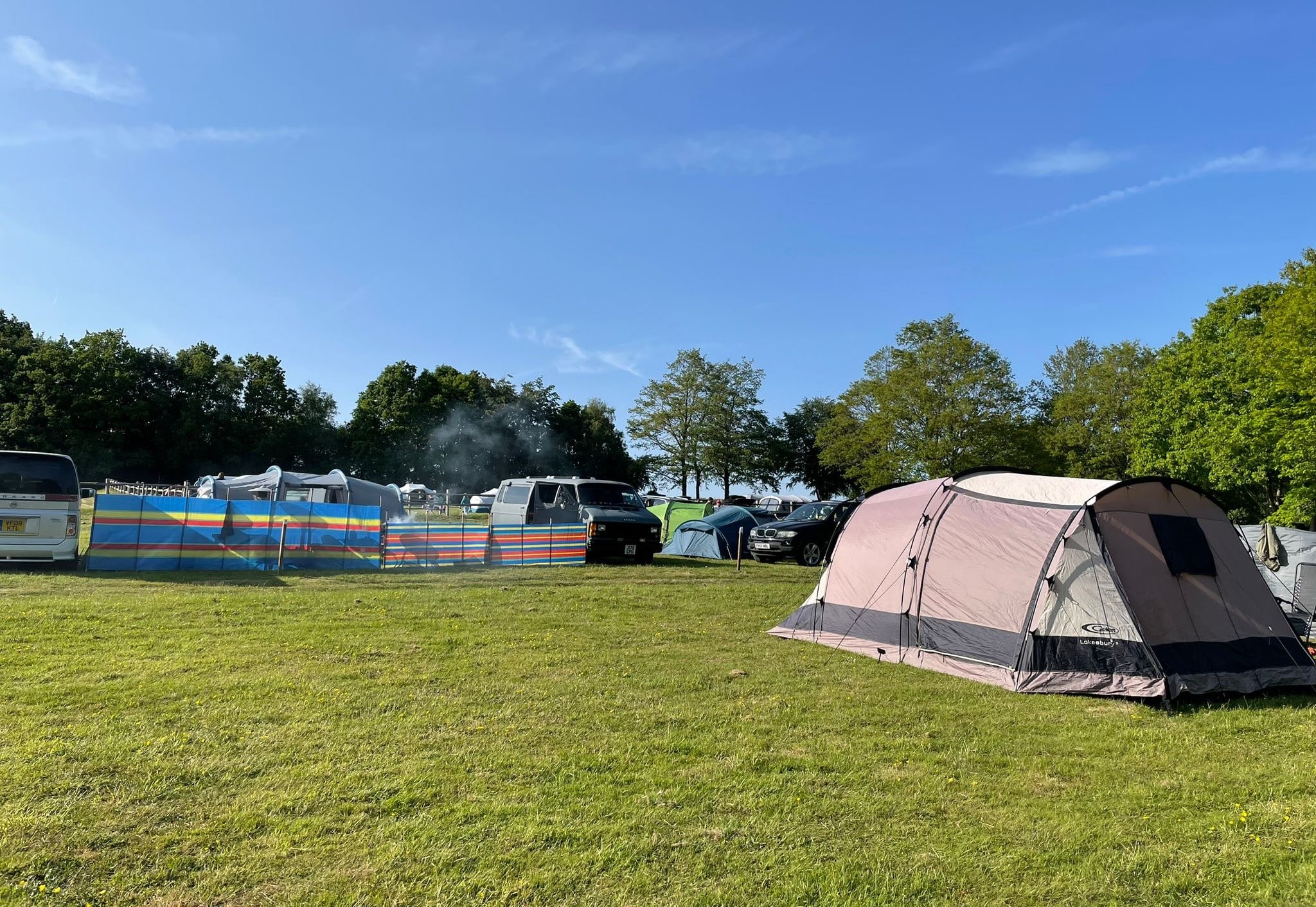 Camping at Bewl Water